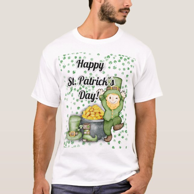 T-shirt Lutin Joyeux St. Patrick (Devant)