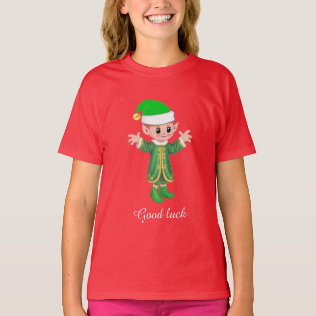T-shirt Lutine Chanceuse & Texte (Devant)