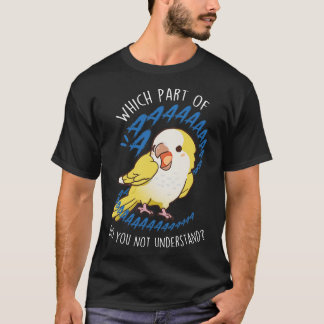 T-shirt Lutino Quaker Parrot Aaaa