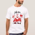 T-shirt Lutins amoureux Only You 1 message d’amour<br><div class="desc">Découvrez nos adorables tee-shirts pour célébrer l'amour ! Nos nouveaux tee-shirts "Only You" sont le cadeau idéal pour les amoureux. Avec leur design tendre et unique, ces tee-shirts mettent en scène deux lutins ou gnomes mignons entourés de cœurs et portant le message "Only You". Ils sont parfaits pour la Saint-Valentin,...</div>