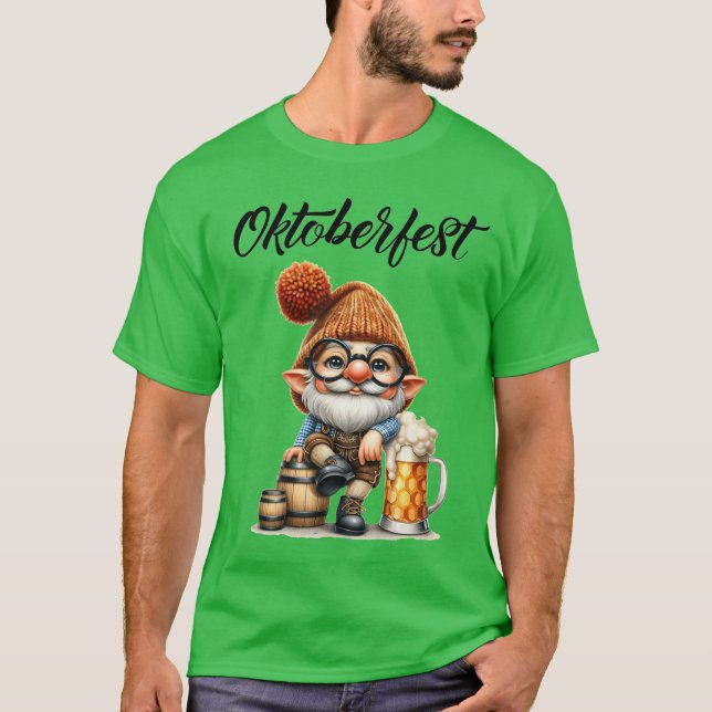T-shirt Lutins de bière d'Oktoberfest (Devant)