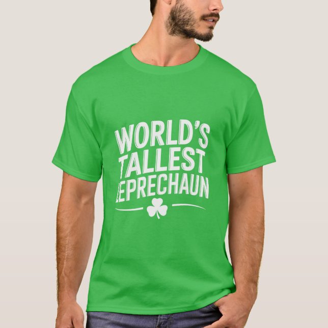 T-shirt Lutins de la Saint-Patrick les plus grands du mond (Devant)