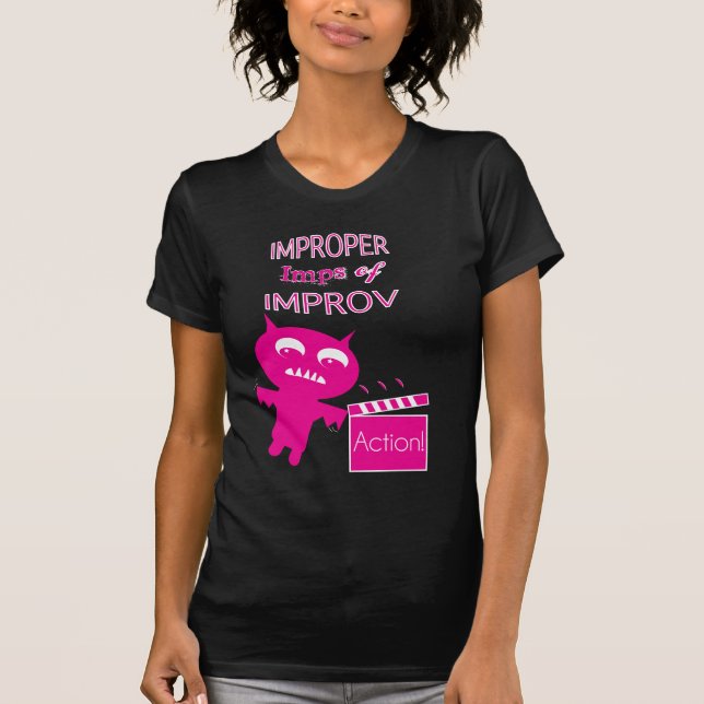 T-shirt lutins inexacts d'improv (Devant)