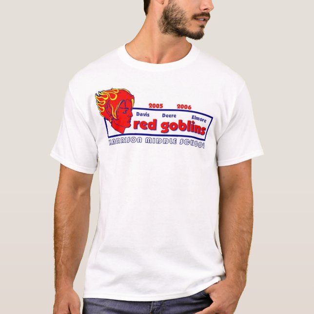 T-shirt lutins rouges (Devant)