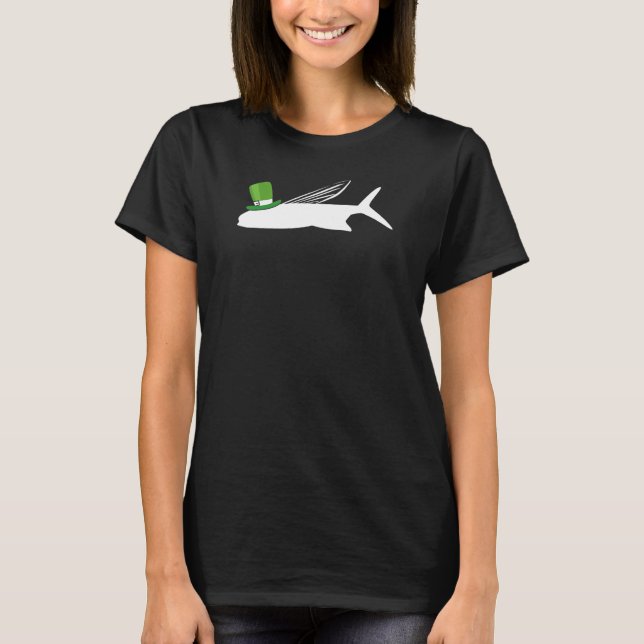 T-shirt Lutrin de poisson volant Jour de la Saint-Patrick  (Devant)