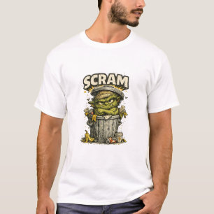T-shirt Lutrin drôle gobelin de déchets de style rétro