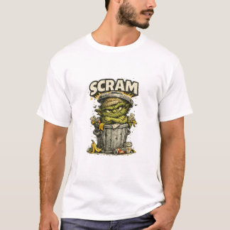 T-shirt Lutrin drôle gobelin de déchets de style rétro