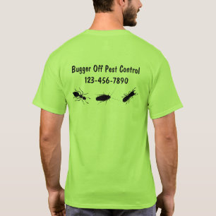 T-shirt Lutte antiparasitaire Logo d'entreprise Personnel