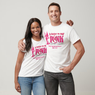 T-shirt Lutte contre le cancer du sein Ruban rose Inspirat