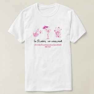 T-shirt Lutte contre le cancer du sein Ruban rose Inspirat