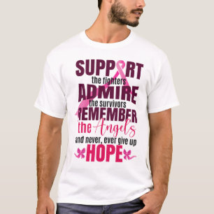 T-shirt Lutte contre le cancer du sein Sensibilisation au