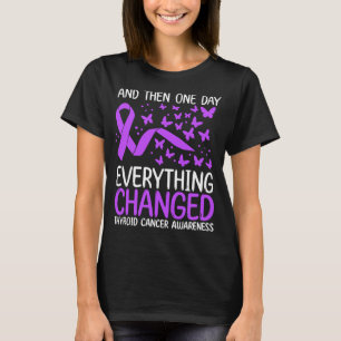 T-shirt Lutte contre le cancer Ruban Thyroïde Thyroid Sens