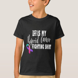 T-shirt Lutte contre le cancer Thyroïde Sensibilisation au