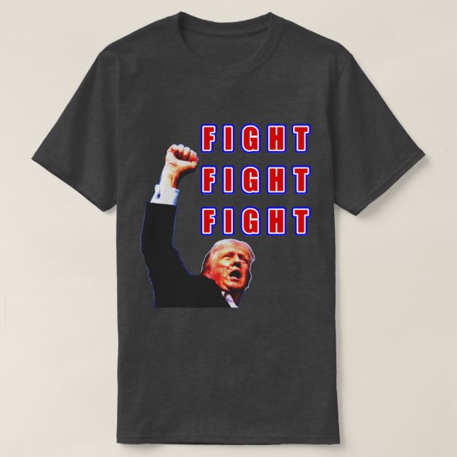 T-shirt LUTTE CONTRE LE tee - shirt Trump (Design devant)