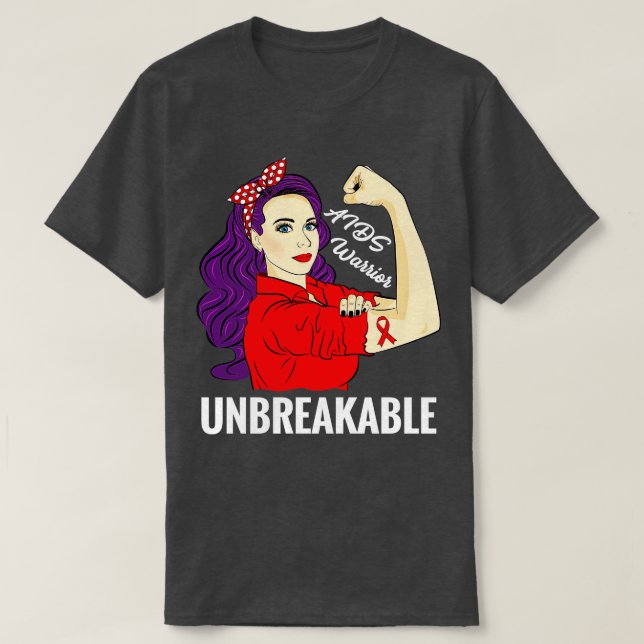 T-shirt Lutte contre le VIH (Design devant)