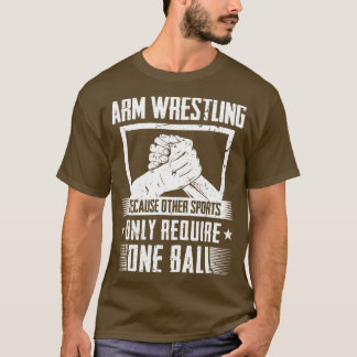 T-shirt Lutte contre les bras Hommes Lutte contre les bras