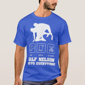 T-shirt Lutte contre les ciseaux de papier rock USA bat to