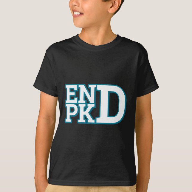 T-shirt Lutte Contre Les Maladies Du Rein Fin Pkd 1 (Devant)