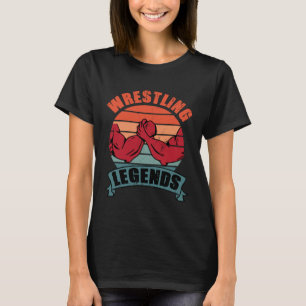 T-shirt Lutte de bras amusant Sports Power Arm Wrestler Le