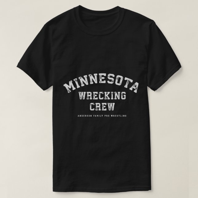 T-shirt Lutte de l'équipage d'épave du Minnesota (Design devant)