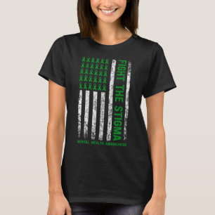 T-shirt Lutte de sensibilisation à la santé mentale La sti