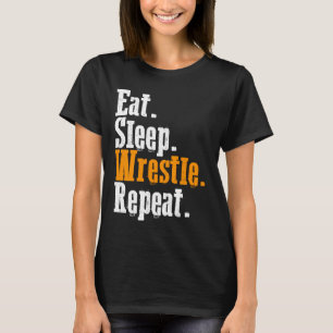T-shirt Lutte du sommeil de l'alimentation Lutte répétée