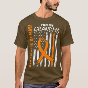 T-shirt Lutte familiale Grandma Leukemia Sensibilisation A