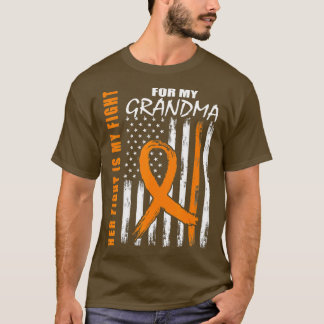 T-shirt Lutte familiale Grandma Leukemia Sensibilisation A
