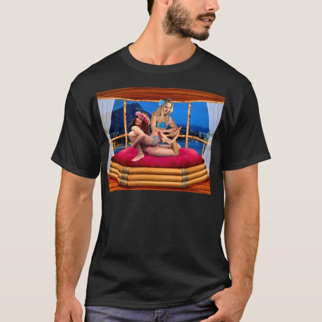 T-SHIRT LUTTE FANTASTIQUE HAWAIENNE (Devant)