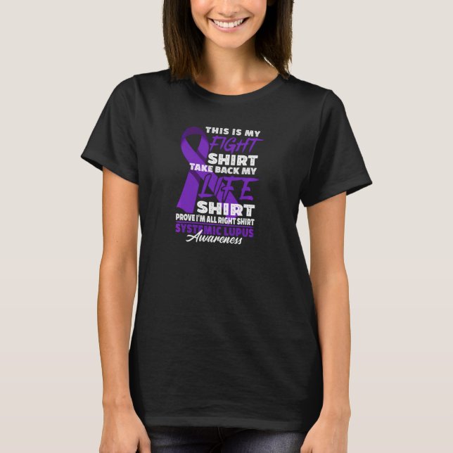 T-shirt Lutte I Sle Systémique Lupus Erythème Sensibilisat (Devant)