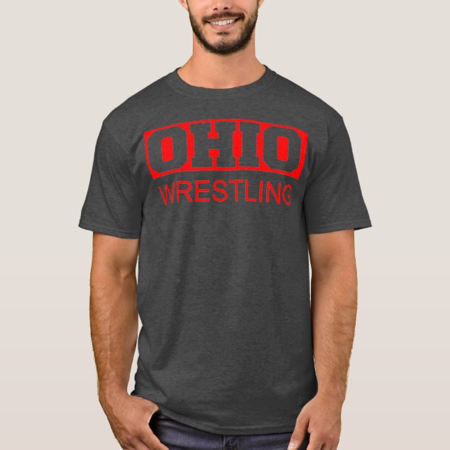 T-shirt Lutte Ohio Lutte Freestyle Wrestler Gear (Devant)