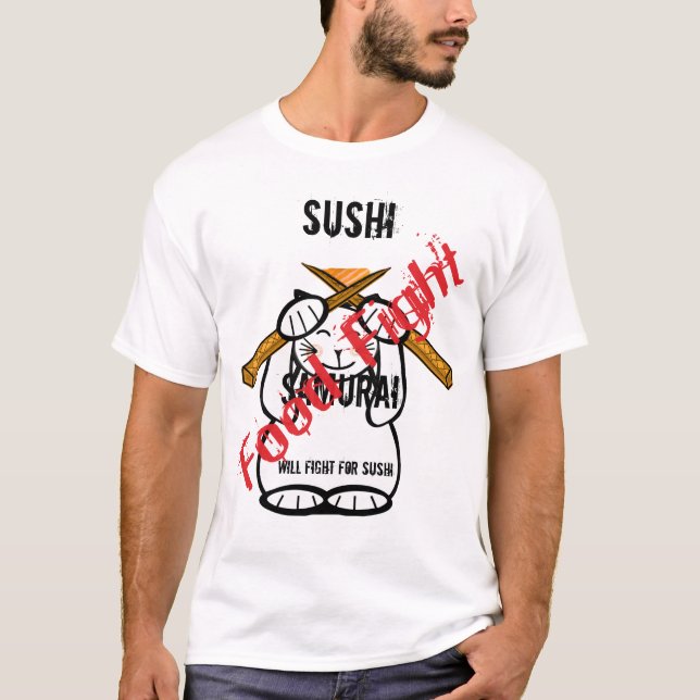 T-shirt Lutte Pour Le Sushi (Devant)