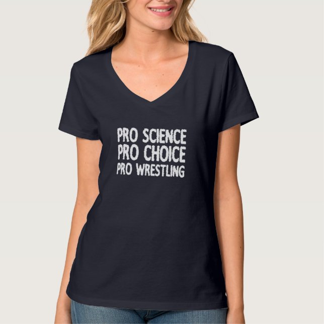 T-shirt Lutte Pro Science Pro Choice Pro (Devant)