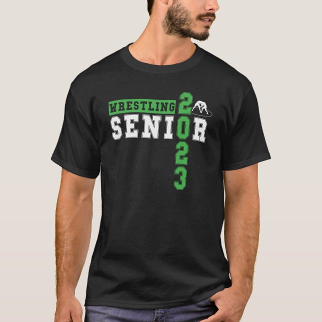 T-shirt Lutte Senior Night Graduation Idea Senior 2023 (Devant)
