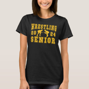 T-shirt Lutte Senior Night Wrestling Senior 2024 Gradu
