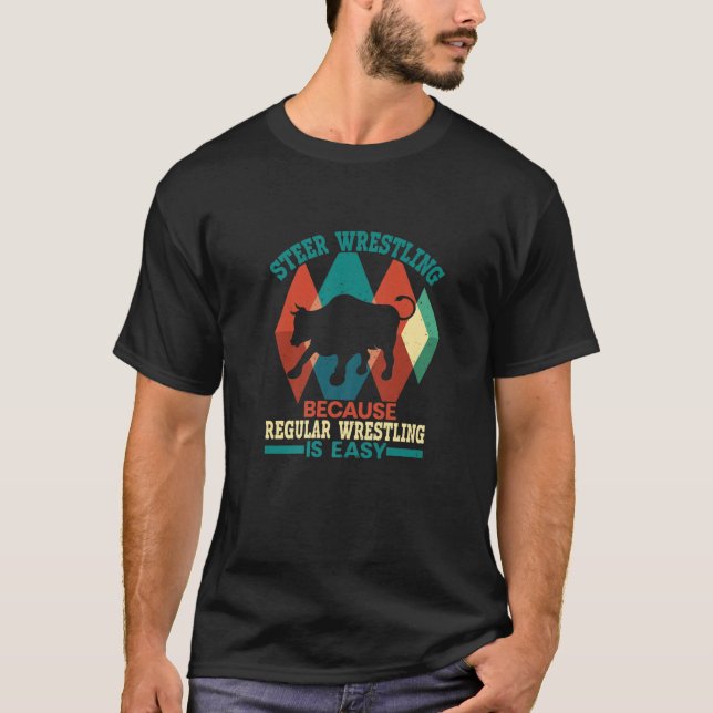 T-shirt Lutte Sr - Parce Que La Lutte Régulière Est Facile (Devant)