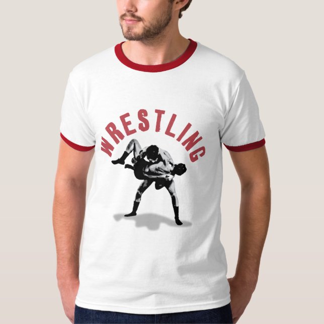 T-shirt Lutte vintage (Devant)