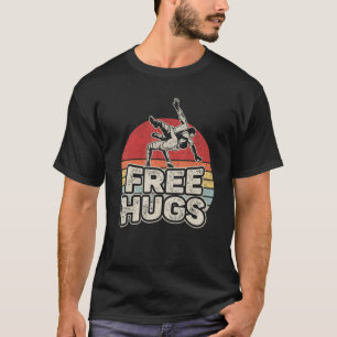 T-shirt Lutte vintage Retro sans câlins