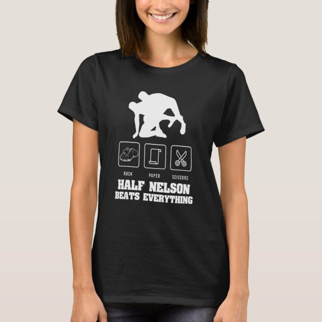 T-shirt Lutter Ciseaux Papier Rock Usa bat tout (Devant)