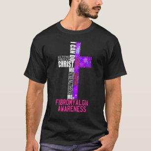 T-shirt Lutter contre la fibromyalgie guerrier violet Ruba