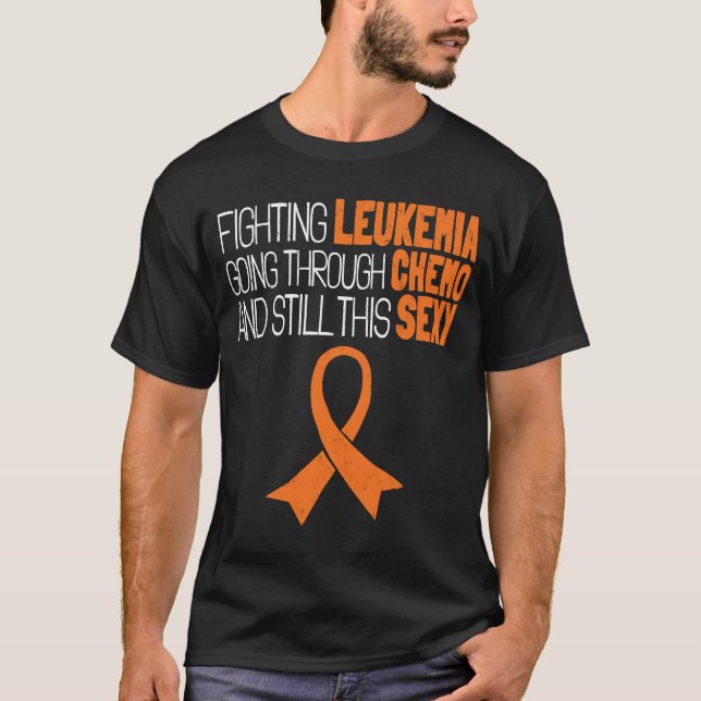T-shirt Lutter Contre La Leucémie En Passant Par Chemo Enc (Devant)