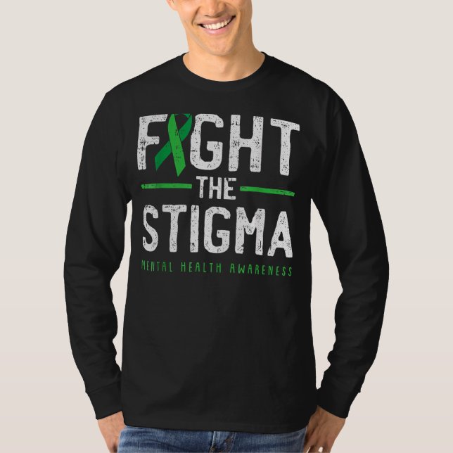 T-shirt Lutter Contre La Stigma Sensibilisation À La Santé (Devant)