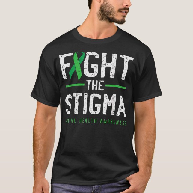 T-shirt Lutter Contre La Stigma Sensibilisation À La Santé (Devant)