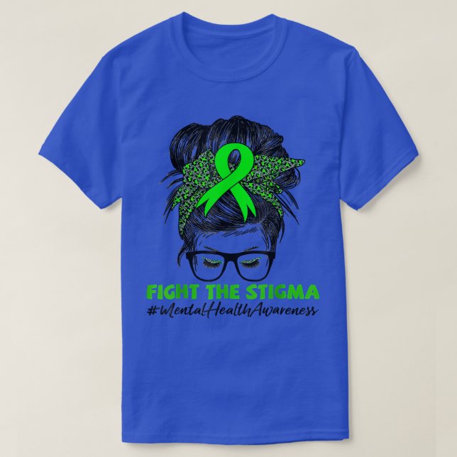 T-shirt Lutter contre la stigmatisation de la santé mental (Design devant)