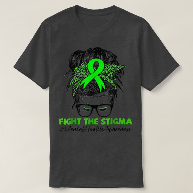 T-shirt Lutter contre la stigmatisation de la santé mental (Design devant)