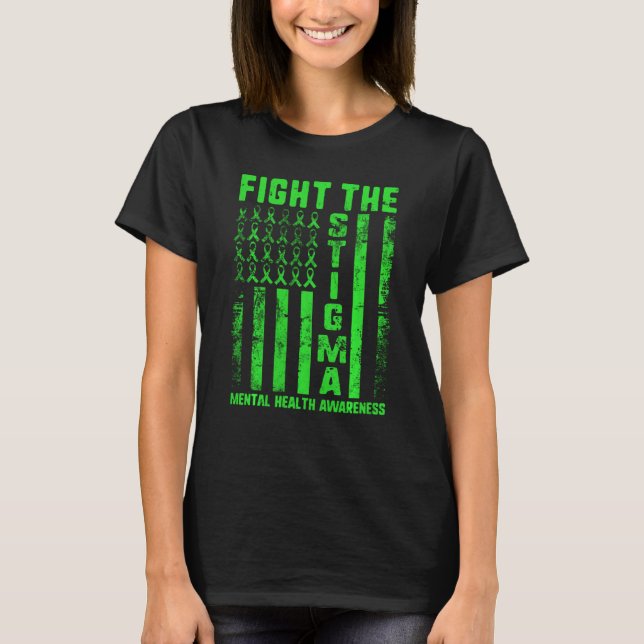 T-shirt Lutter contre la stigmatisation et la dépression d (Devant)