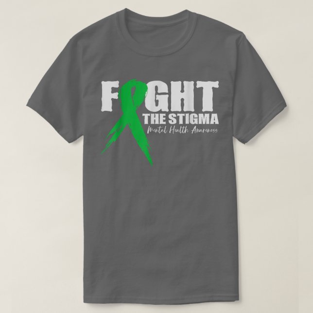 T-shirt Lutter contre la stigmatisation et la santé mental (Design devant)