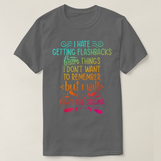 T-shirt Lutter contre la stigmatisation et la sensibilisat (Design devant)