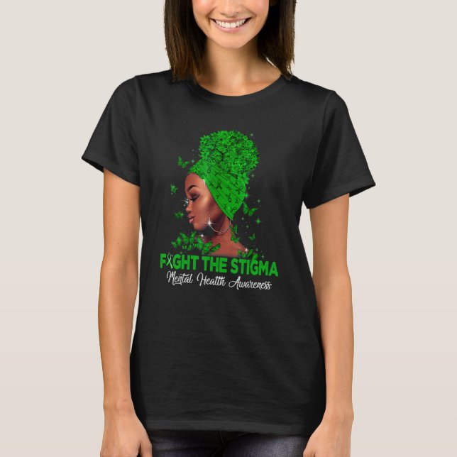 T-shirt Lutter contre la stigmatisation et la sensibilisat (Devant)