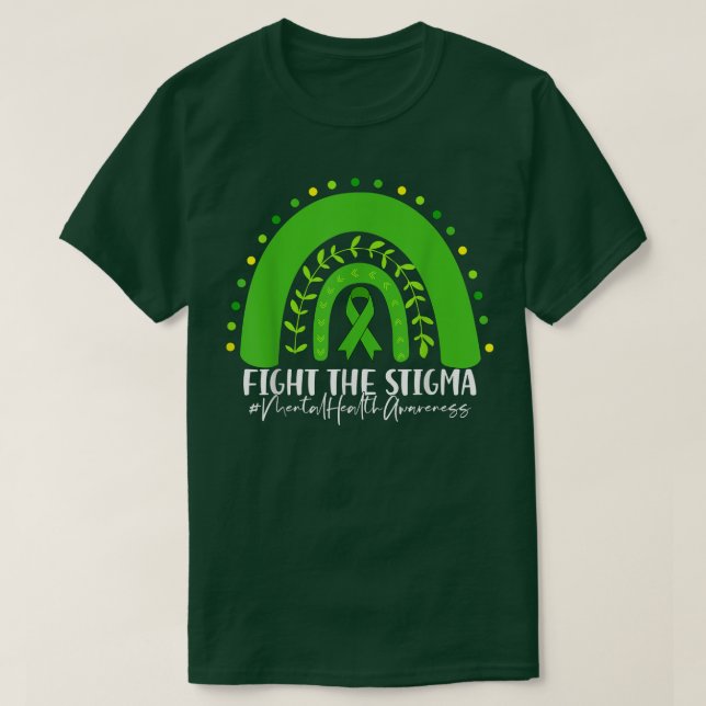 T-shirt Lutter contre la stigmatisation La santé mentale e (Design devant)
